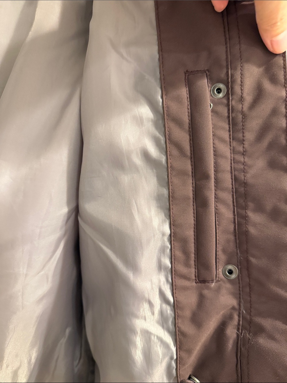 Eddie Bauer Women's Aubergine Charly Utility Rain Jacket - Picture 7 of 9